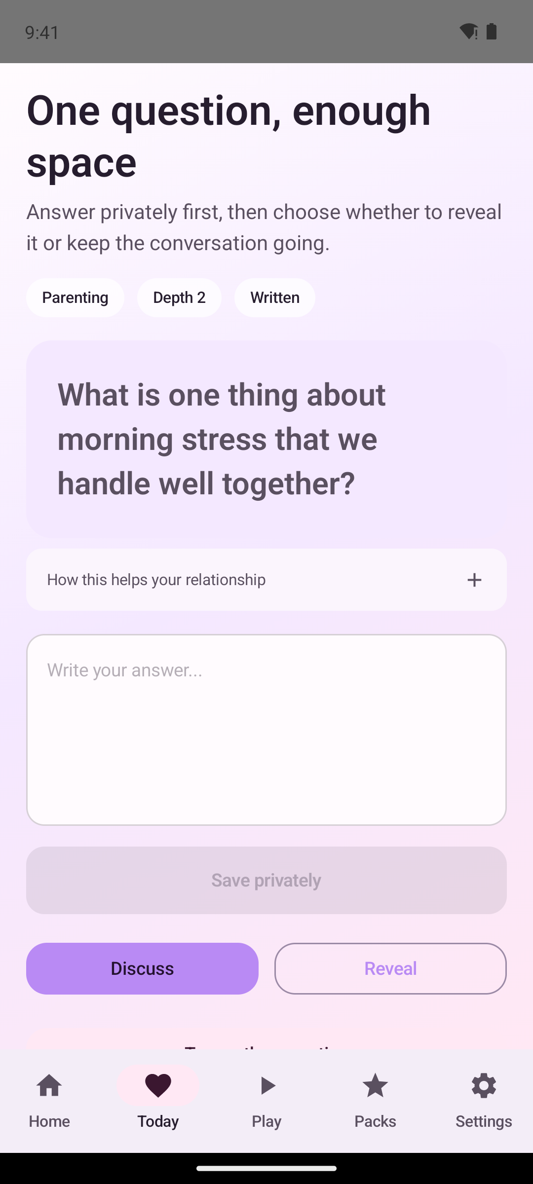 Daily question